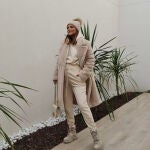 Paula Echevarría preparada para la gran nevada en Madrid.