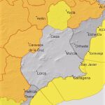 Avisos previstos para este jueves en la Región de Murcia por la Aemet