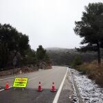 El temporal de lluvia y nieve que afecta a la mayor parte de la Comunitat Valenciana ha provocado el cierre de 30 carreteras