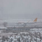 El temporal en Barajas ha impedido aterrizar al Athletic