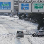La carretera M-30 abre al tráfico después del temporal