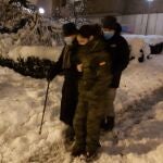 El Ejército traslada a 66 pacientes para diálisis a hospitales de Madrid durante el temporal