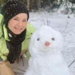 Soraya Arnelas disfruta de la nieve