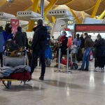 Aeropuerto Madrid-Barajas Adolfo Suárez, en Madrid