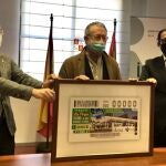 Roberto Saiz, Ismael Pérez y José María Romo presentan el cupón