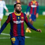 Jordi Alba es consciente de la imagen que proyecta por su forma de jugar.
