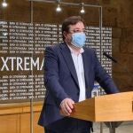 El presidente de la Junta de Extremadura, Guillermo Fernández Vara
