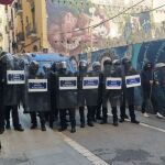 La ARRO de los Mossos d'Esquadra intervienen en un desahucio