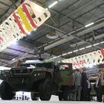 Stand de España en una feria de la industria de defensa y seguridad