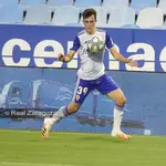 Alejandro Francés con el Real Zaragoza.