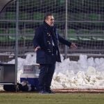 El técnico del Fuenlabrada, José Ramón Sandoval.