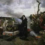 Doña Juana la Loca. Pintura de la exposición permanente del Museo del Prado.