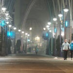 Una calle de Valladolid el día de la entrada en vigor del toque de queda a las 20.00 horas por la crisis del coronavirus, en Valladolid, Castilla y León