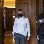 La presidenta griega, Katerina Sakellaropoulou, ha recibido a la campeona olímpica Sofia Bekatorou