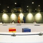 Imagen del último encuentro telemático del Ministerio Seguridad Social para abordar la prórroga del cese de actividad con los autónomos