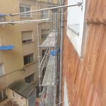 Andamios para la rehabilitación de un edificio