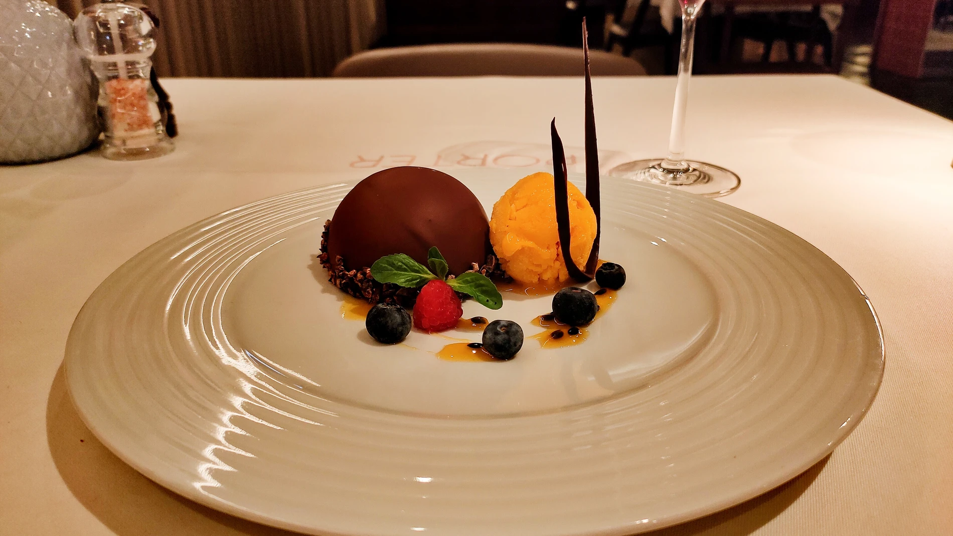 Uno de los platos de Porter