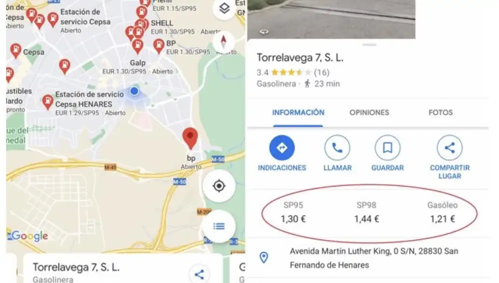 Ahorra en gasolina: tu móvil te indica dónde repostar más barato