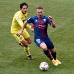 Javi Ontiveros con el Huesca.