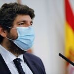El presidente de la Región de Murcia, Fernando López Miras,