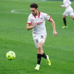 Munir El Haddadi con el Sevilla.