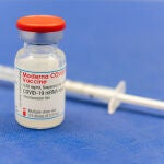 Vial de la vacuna de Moderna contra la Covid-19