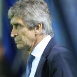Manuel Pellegrini, ante el Alcorcón en 2009 como técnico del Real Madrid