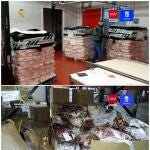 La carne se encontraba almacenada en empresas de las provincias de Madrid, Toledo y Málaga