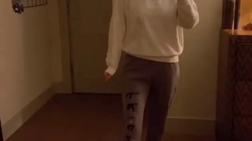 Laura Matamoros con pantalones de 'Friends'