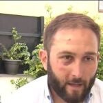 El ciclista agredido Raúl Márquez / Cuatro