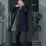 El extesorero del PP Luis Bárcenas sale de la Audiencia Nacional tras una de sus comparecencia judiciales