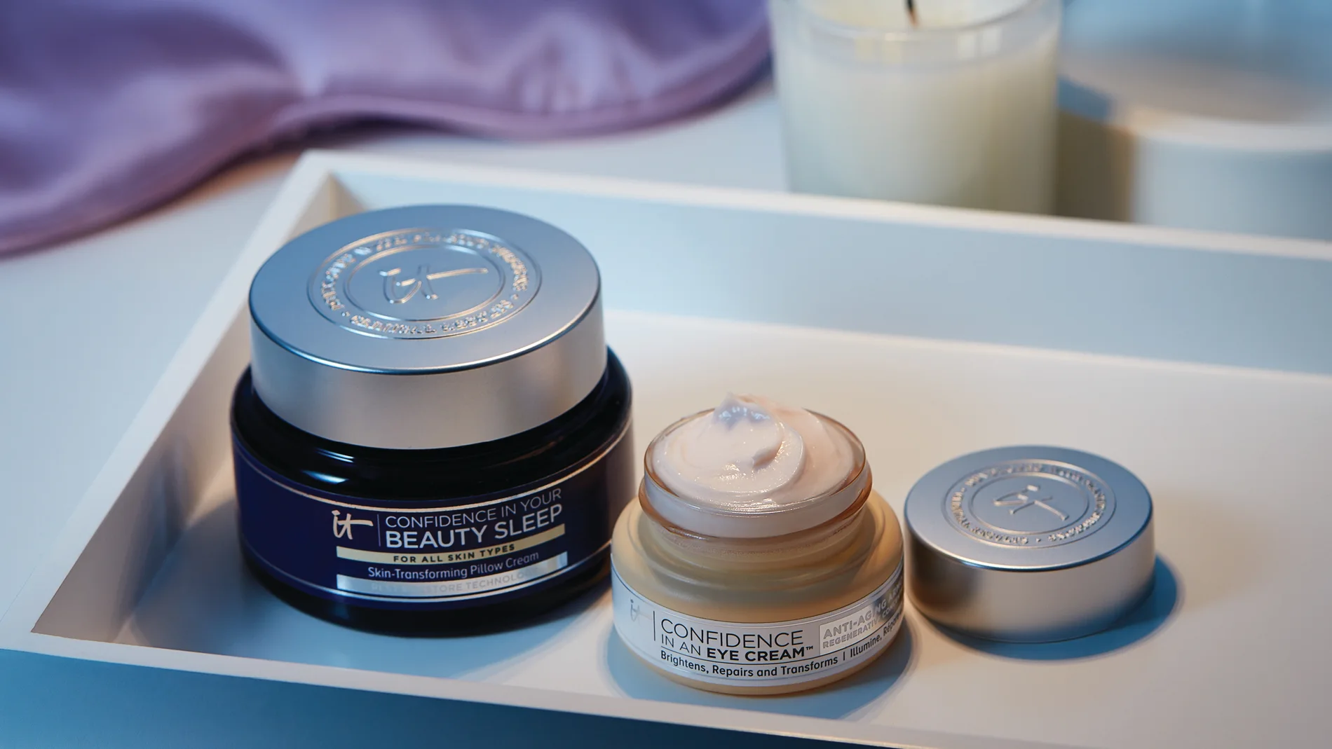 Crema de lavanda de IT Cosmetics.