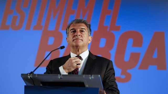 Joan Laporta, presidente del Barça