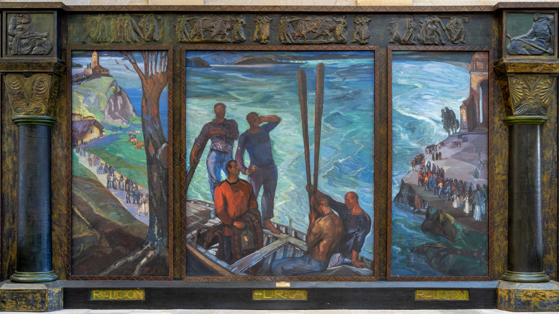 Tríptico "Lírica y religión", de Gustavo de Maeztu