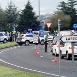 Control de la Guardia Civil en Laredo durante el confinamiento