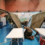 El Ejército colabora en la logística de los cribados masivos en Castilla y León