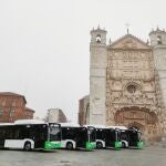 Flota de nuevos autobuses de Auvasa