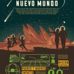 Cartel de la campaña se sensibilización "habitantes de un nuevo mundo"