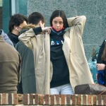 Victoria Federica se toma un descanso de sus clases a las puertas de la universidad. En Madrid (España) a 27 de enero de 2021.INFANTA ELENA;FAMILIA REAL;UNIVERSIDAD;CLASESÁngel Díaz Briñas / Europa Press27/01/2021