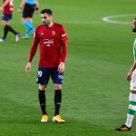 Enric Gallego con Osasuna.
