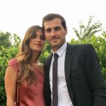 Sara Carbonero posa con Iker Casillas en 2017