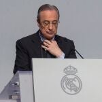 El presidente del Real Madrid, Florentino Pérez