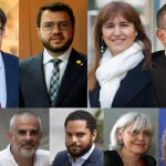 Estos son los candidatos a president de Cataluña para el 14-F