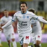 Florian Thauvin con el Olympique de Marsella.