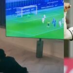 Así celebró el hijo de Cristiano los goles de su padre