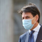 El primer ministro saliente, Giuseppe Conte