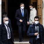 Mario Draghi abandona su casa en Roma antes de iniciar las negociaciones