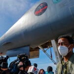 Un bombardero B-1 como los que va a enviar EE UU a Noruega