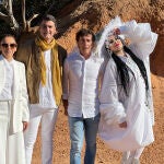 Chenoa con Jesulín de Ubrique y Pedro Delgado con la Terremoto de Alcorcón