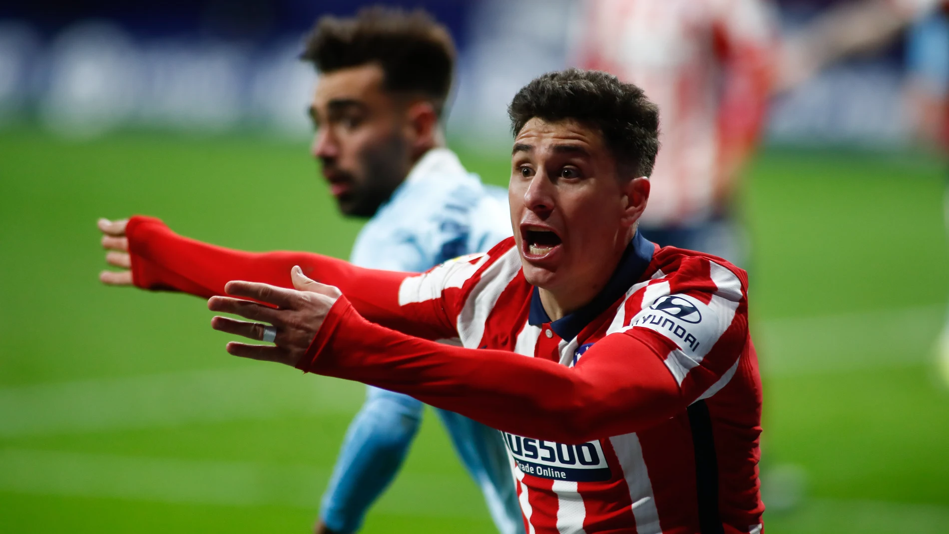 José María Giménez con el Atlético de Madrid.